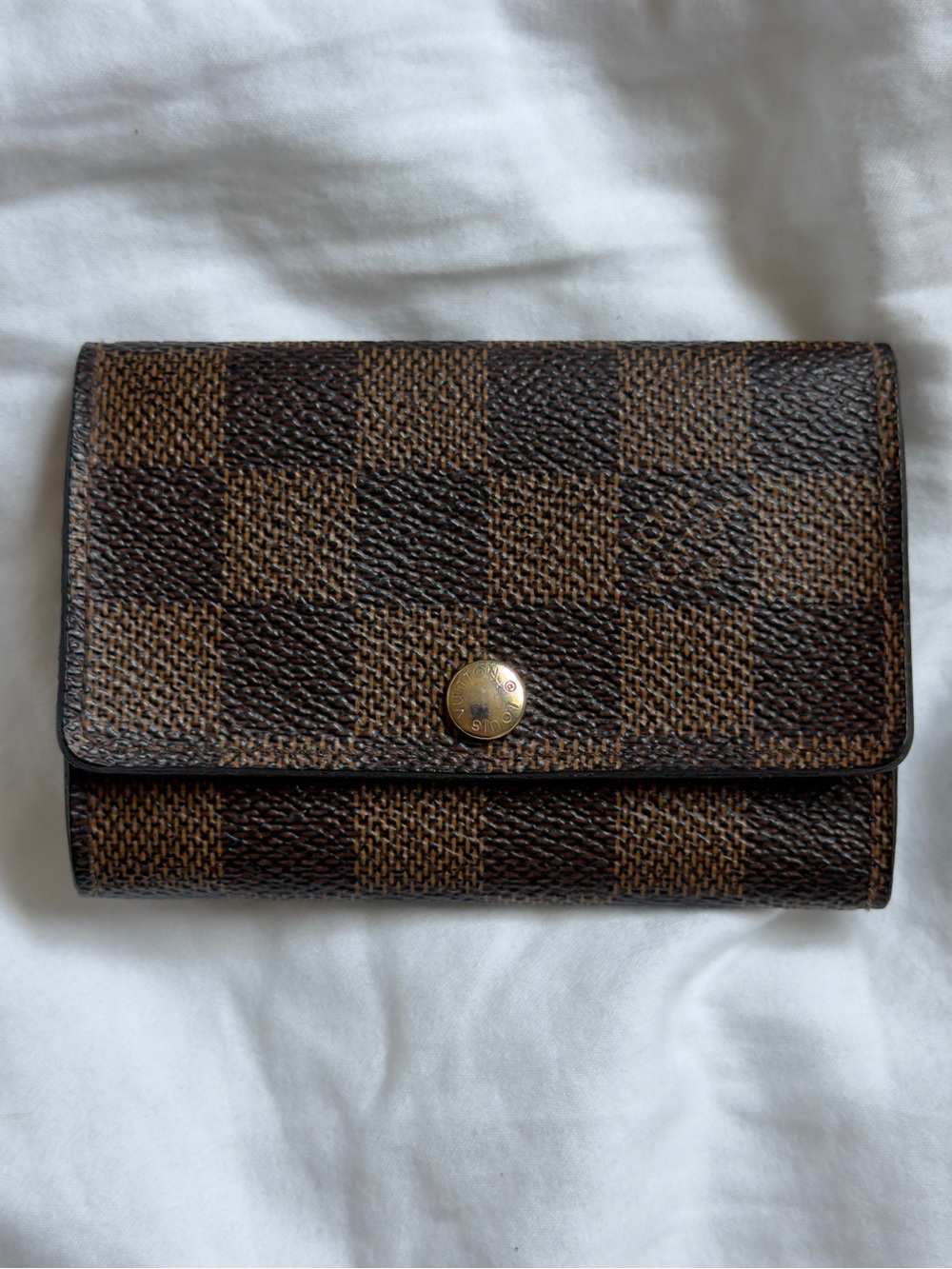 Louis Vuitton Damier Ebene Multicles 6 Key Card Holder Authentic